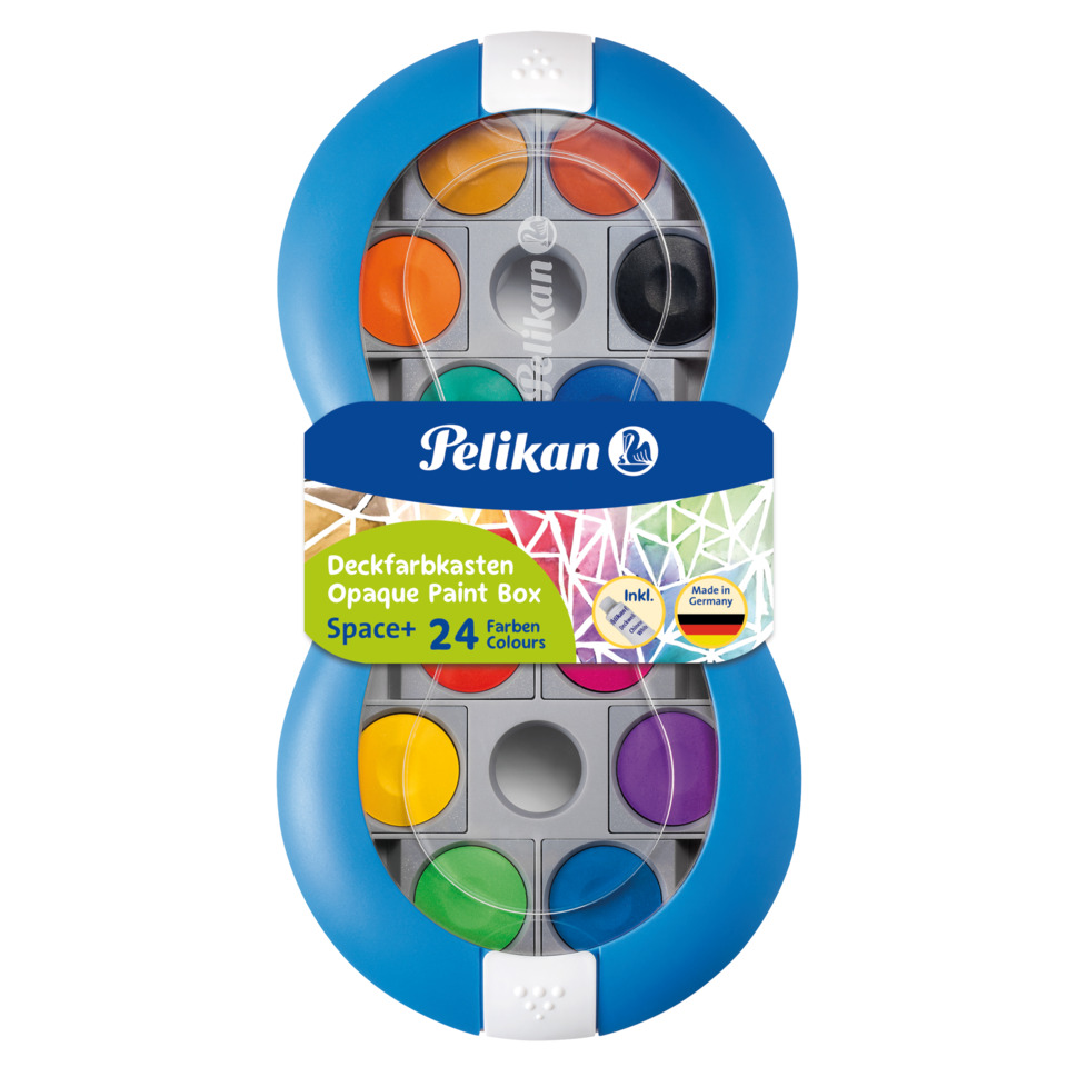 Acrylfarben, Malfarben, Farbenbox, 24 Farben, Space+