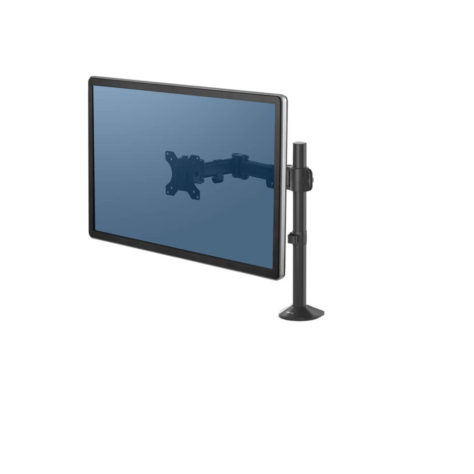 monitor, monitorarm, verstellbar, neigung, schreibtischsetup