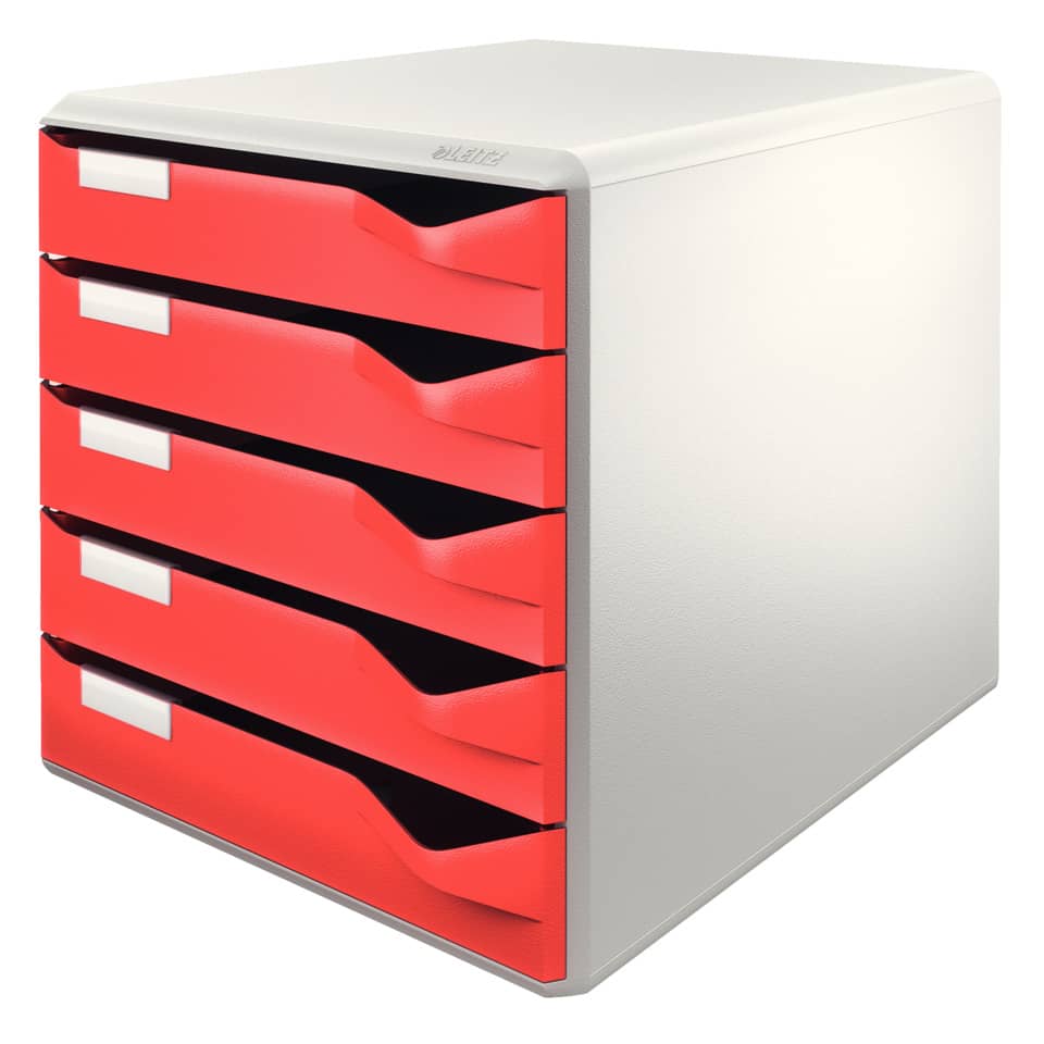 drawer, red drawers, storage unit, flat top, cabinet