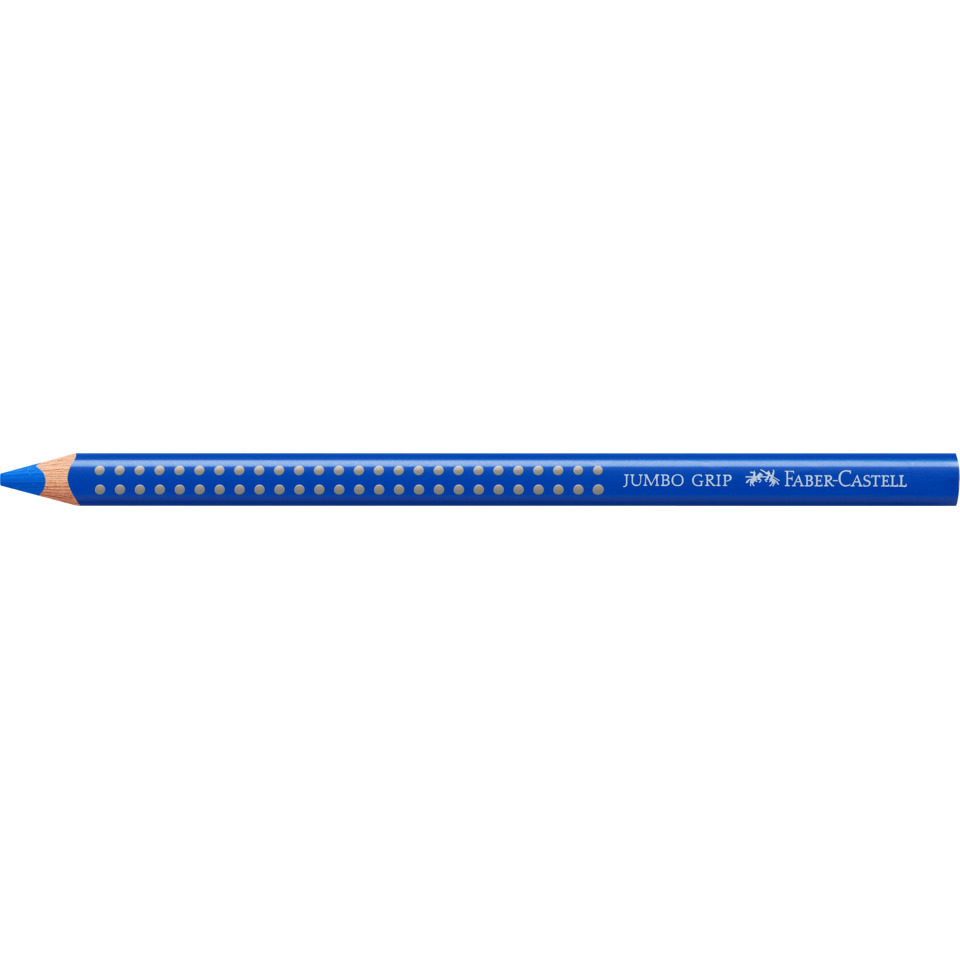 bleistift, holzbleistift, blau, jumbo, griffig