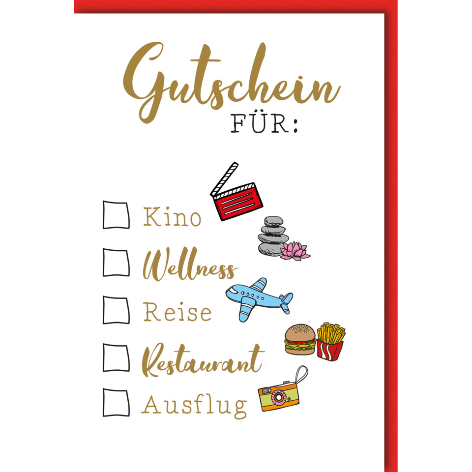 Gutschein, Power-Ups, Reise, Restaurant, Ausflug