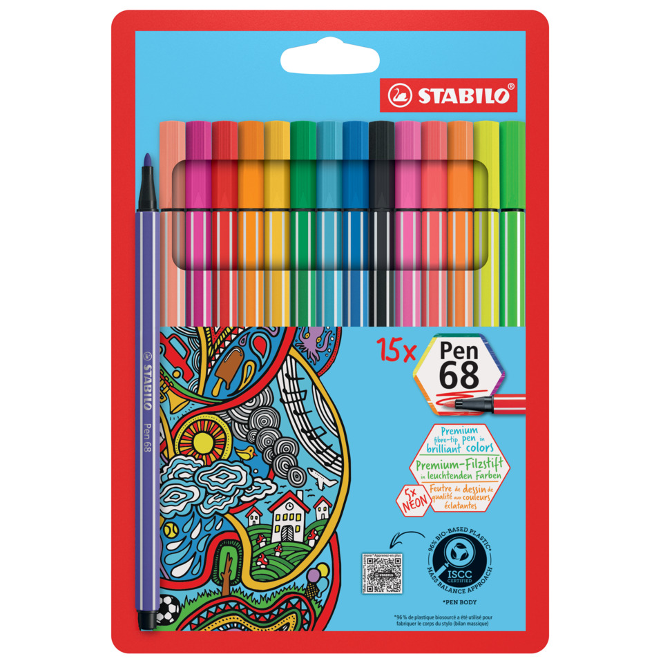 Marker, Buntstifte, 15x, Stift 68, Set