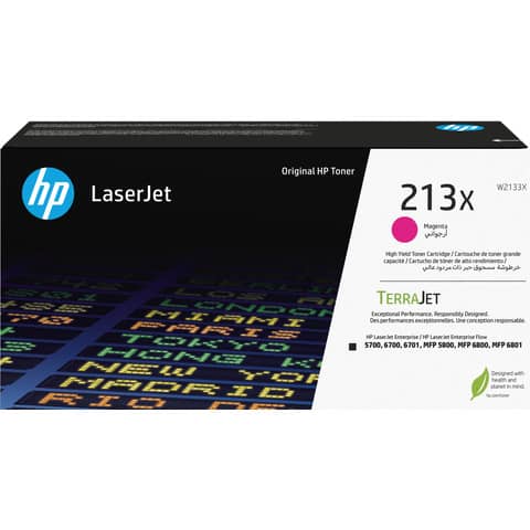 Lasertoner Nr.213X, 6.000 Seiten, magenta HP W2133X