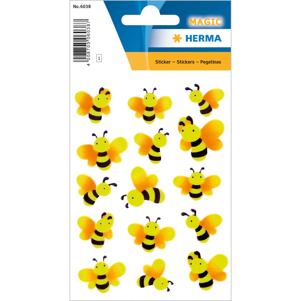biene sticker, stickers, biene, figuren, bunte sticker