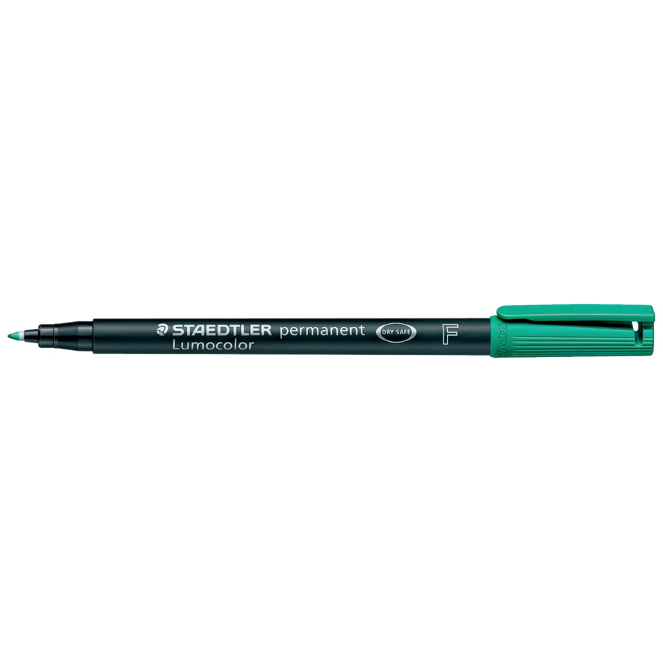 Filzstift, Permanentstift, LumoColor, Grün, Feinspitze, Marker, Permanent marker, Lumocolor, Green, Fine point