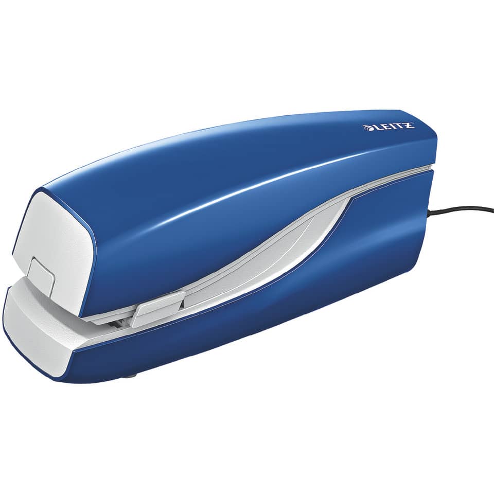Heftgerät, Stanztasche, Blau, Elektrisch, Leitz