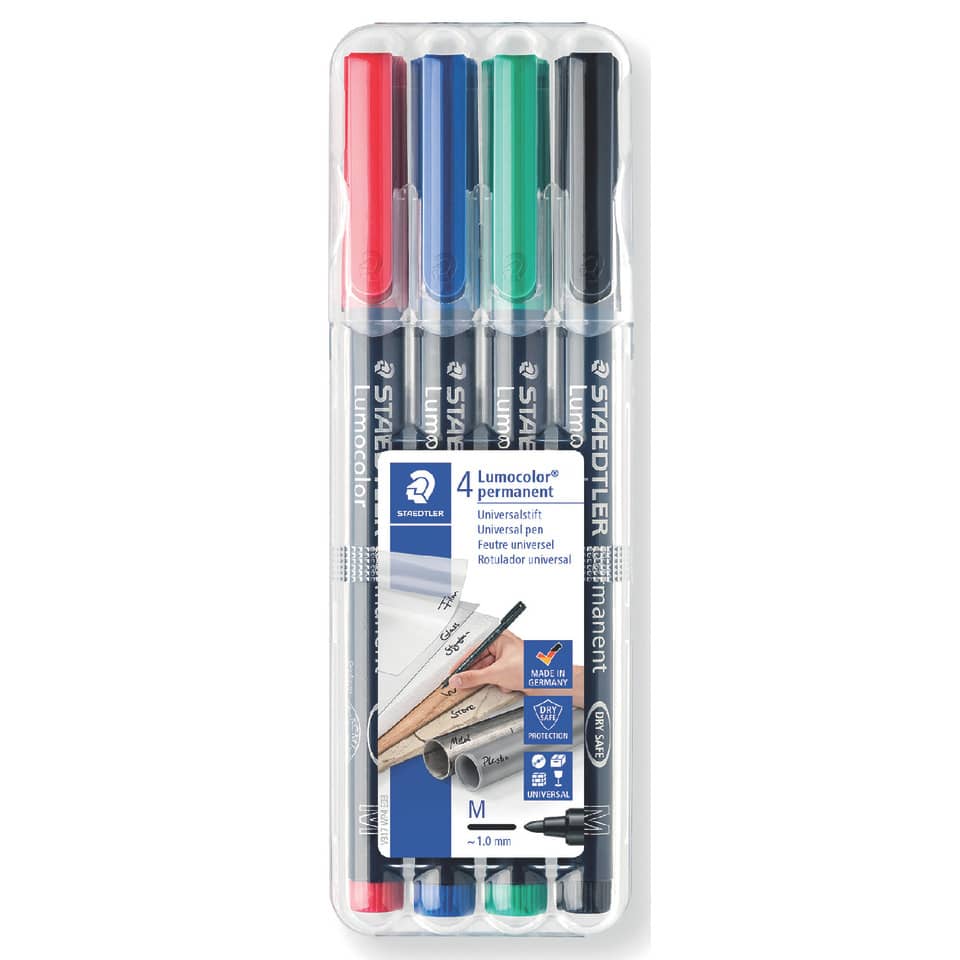 Stifte, Starkett, Marker, 4er-Set, Wandfarbenstifte