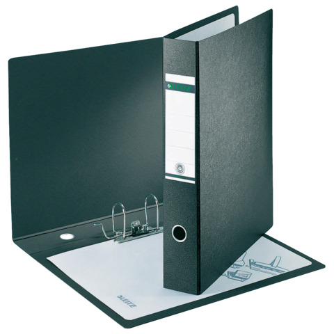 Qualitäts-Ordner 180° Pappe, A3 hoch, 80mm, schwarz LEITZ 1072-00-00