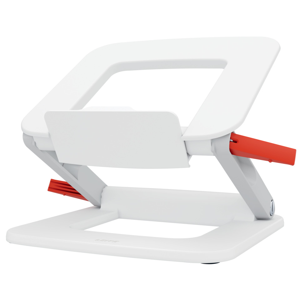kitchen tool, stapler, cutting edge, red lever, white