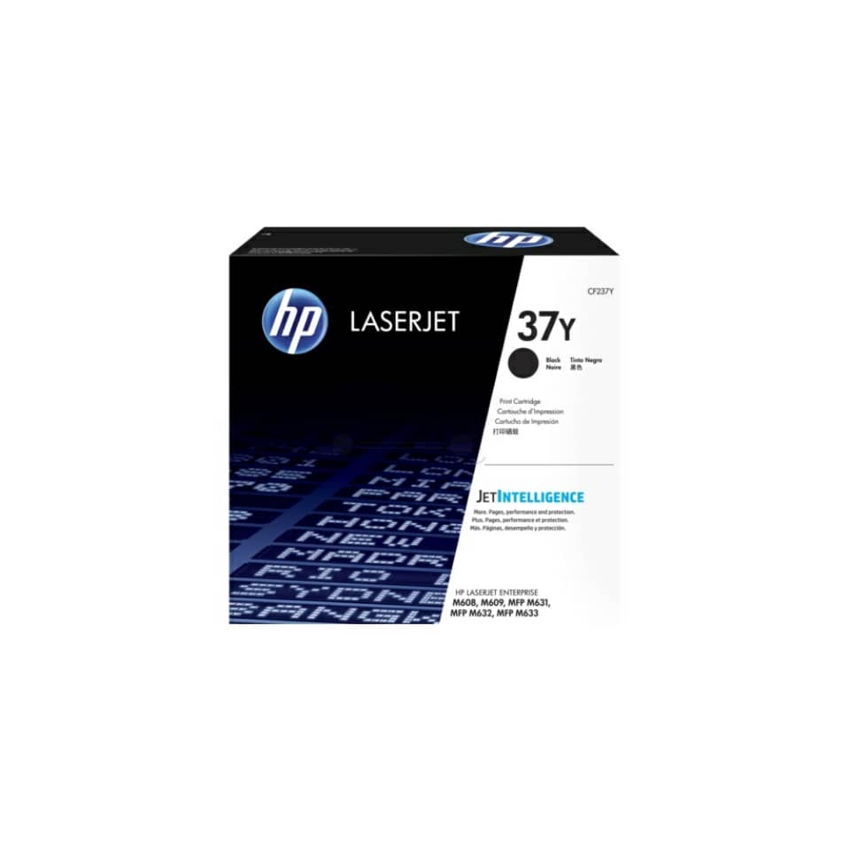 LaserJet, Tintenpatrone, Schwarz, 37Y, HP JetIntelligence