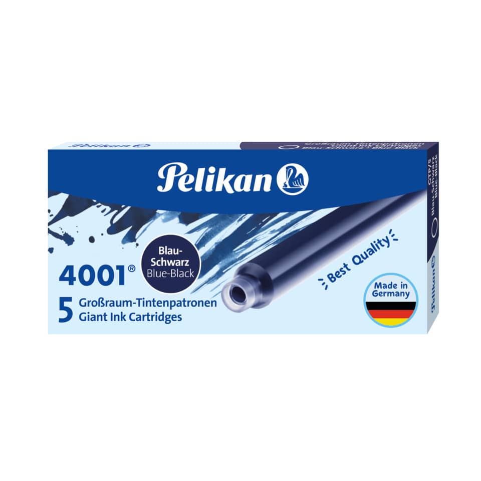 Tintenpatronen, Giant Ink Cartridges, Blau-Schwarz, Made in Germany, Großraumtintenpatronen