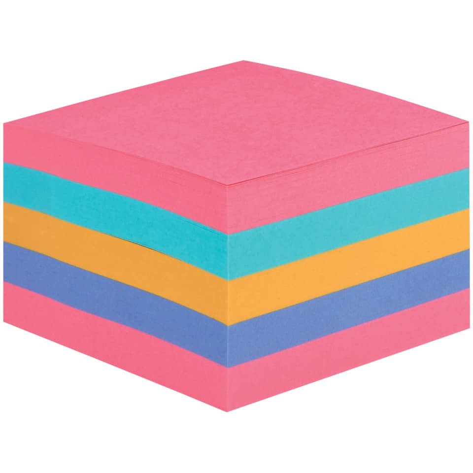 Post-it, Haftnotizen, Neonfarben, Stapelblock, Notizblock