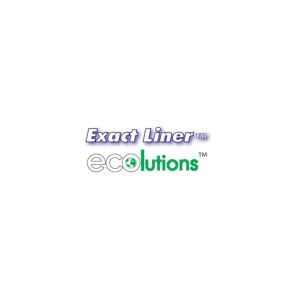logo, Exact Liner, ecolutions, marke logo, grün blau
