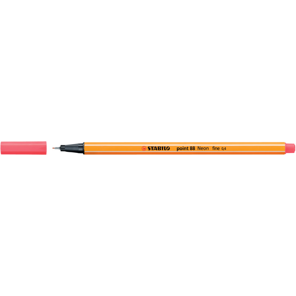 marker, orange, neon, feine, punkt 88