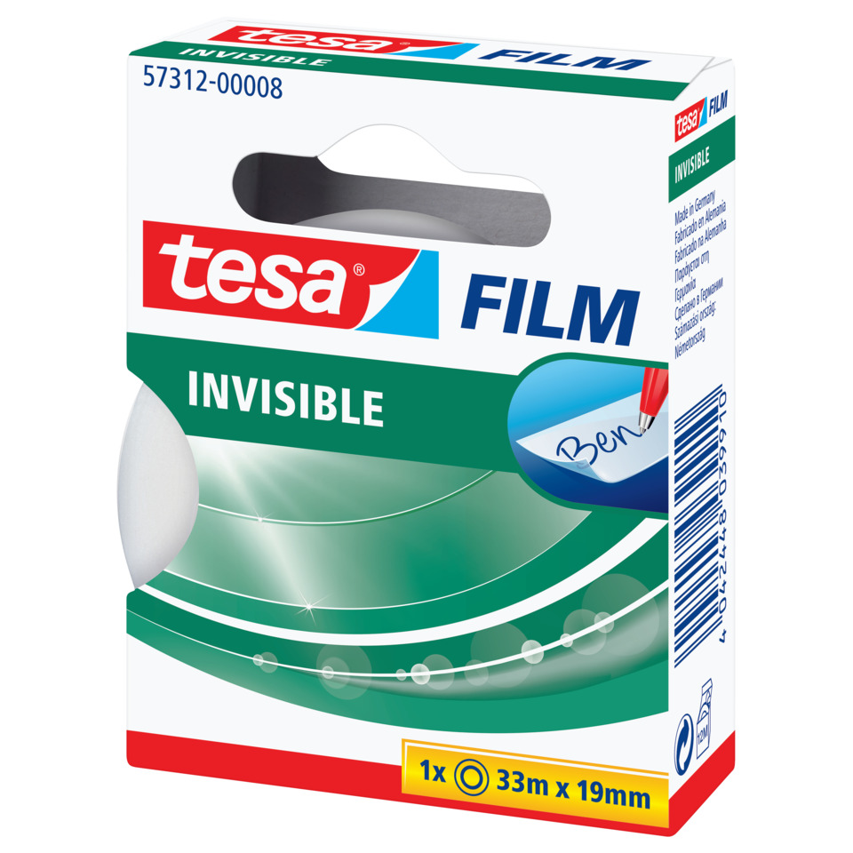 vinyl, Film, unsichtbar, folienband, tesa Film Invisible, Schwarz, Schleier, Folie, Drahtband, Transparente Folie