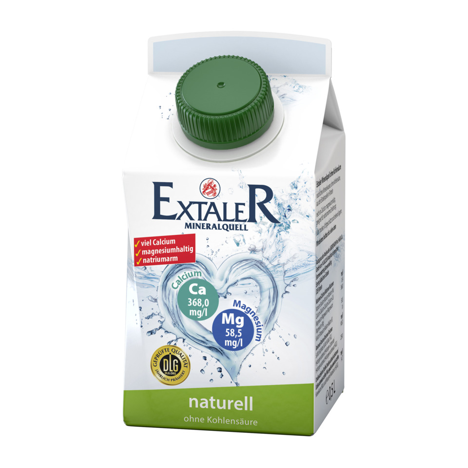 Milchpaket, Mineralwasser, Calcium, Magnesium, Naturell