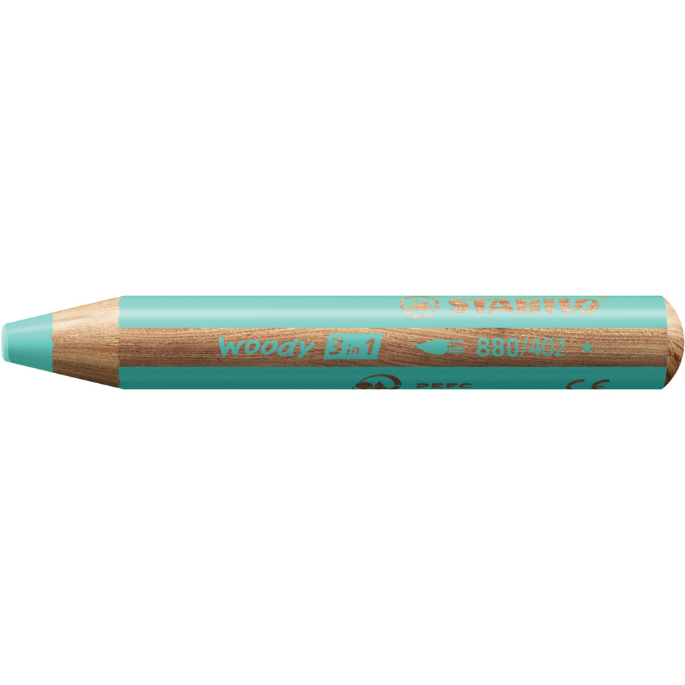 Marker, Wooden texture, 2-in-1, Türkiz, Pefo?