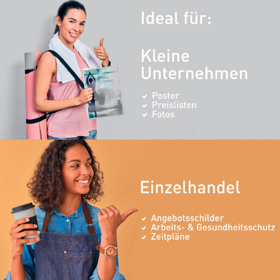 Tasche, Yoga Matte, Frau, Kaffeebecher, Poster