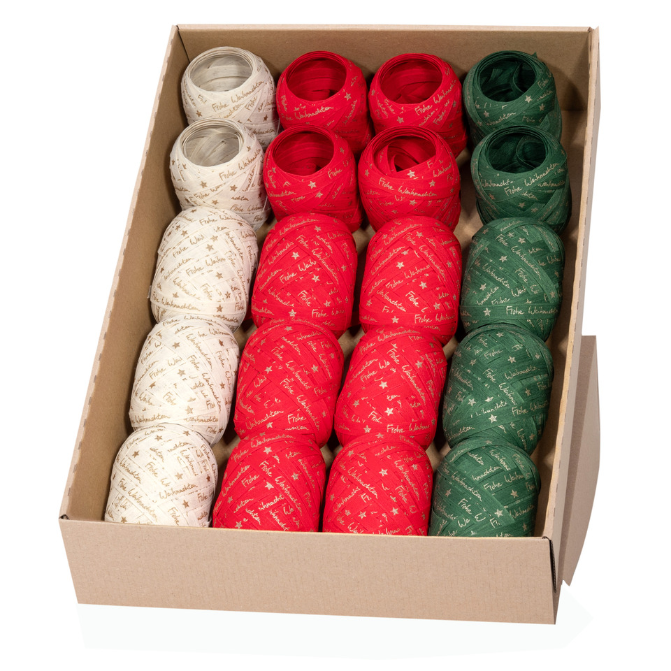washi tape, decorative ribbon, gift wrapping, red rolls, green rolls