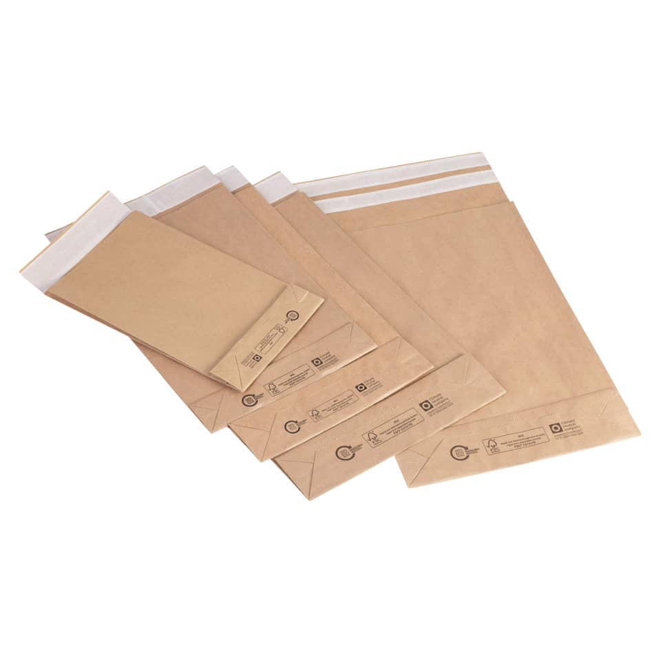 Sicherheitsumschläge, Luftpolsterumschläge, Kartenumschläge, Papiertüten, Versandhüllen