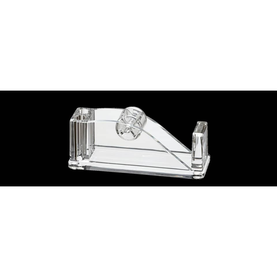 Klebezettelhalter, Tischzubehör, Glas/Kristall, Transparenter Halter, Spitzen-Design