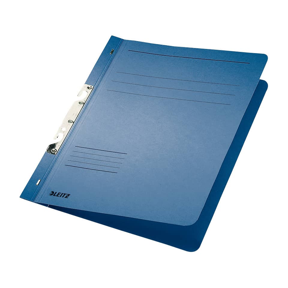 Ordner, Binder, Spiralbinder, Leitz, blue