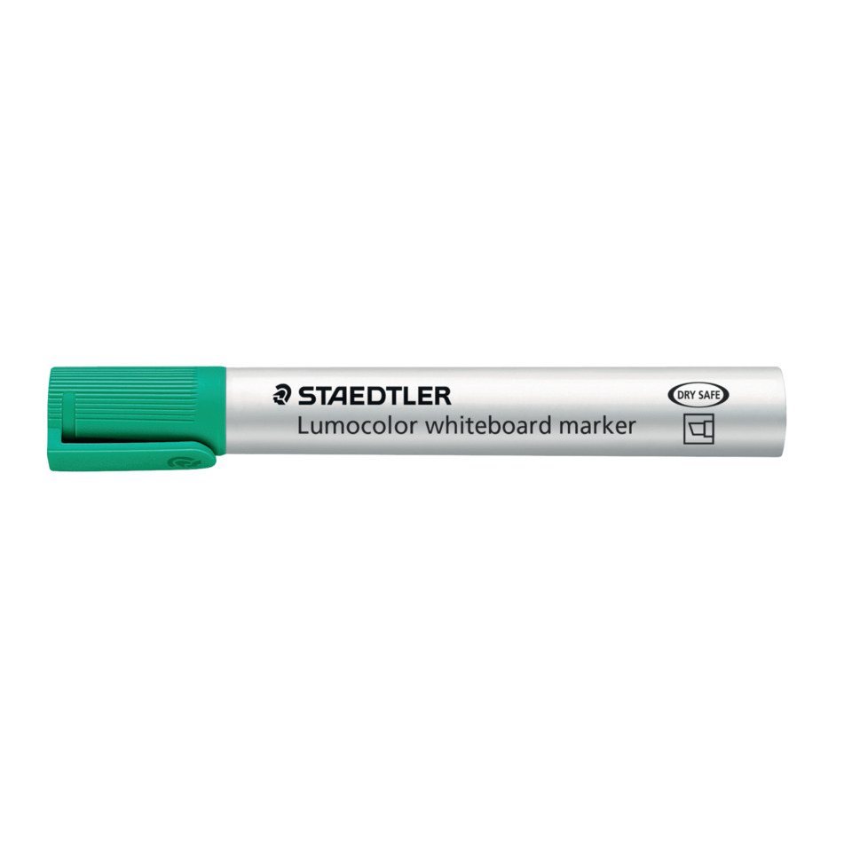 Lumocolor, whiteboard marker, grüner Deckel, trocken sicher, Staedtler
