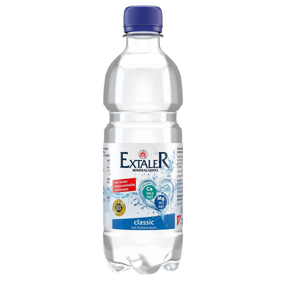 mineral water, bottle, clear, carbonated?, calcium