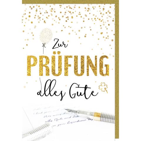 Karte zur bestandenen Prüfung Braun+ Company 5507-22301