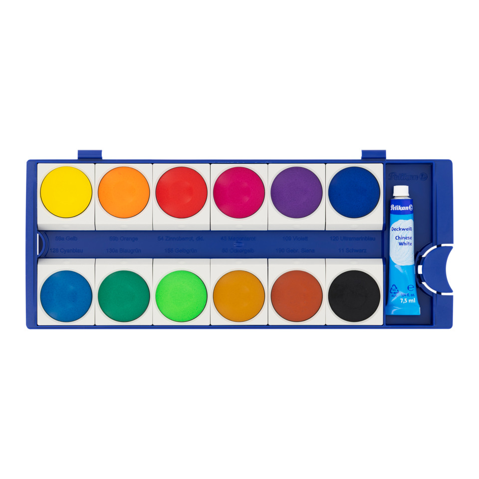 Aquarellfarben, Wasserfarben, Farbenkasten, Malset, Pigmentfarben