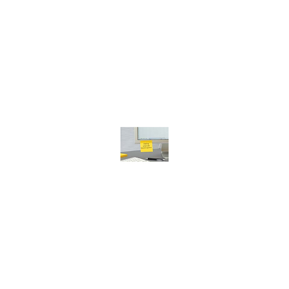 klebezettel, Büroarbeitsplatz, Computermonitor, Tastatur, Stift