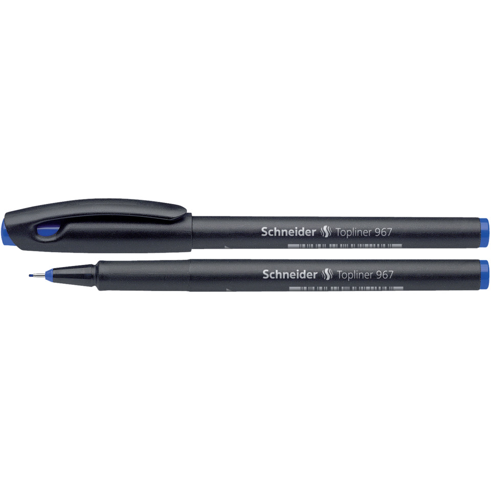 Korrekturbleistift, Feinbleistift, Topliner 967, blaue Spitze, drehbarer Clip