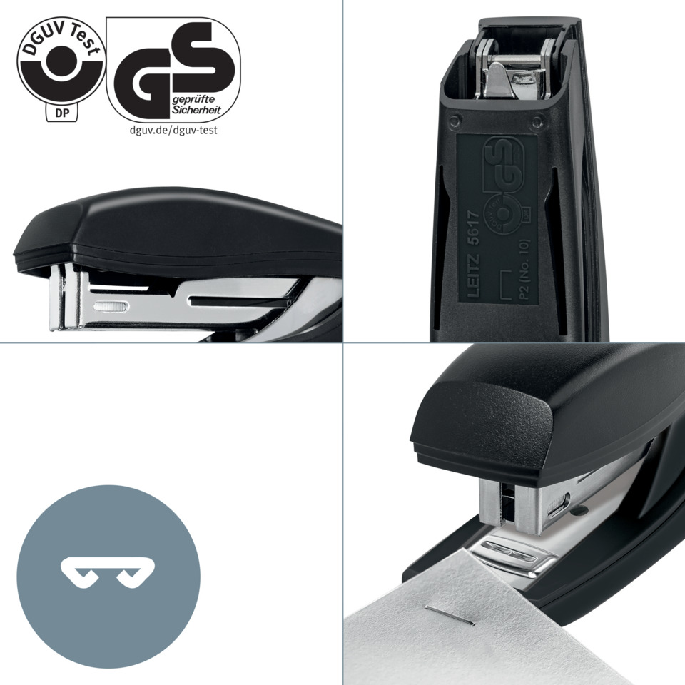 stapler, metal, silber, verstellbar, clip, Heftgerät, Stempelhefter, Schneider, Klammerhefter, Leitz 5617