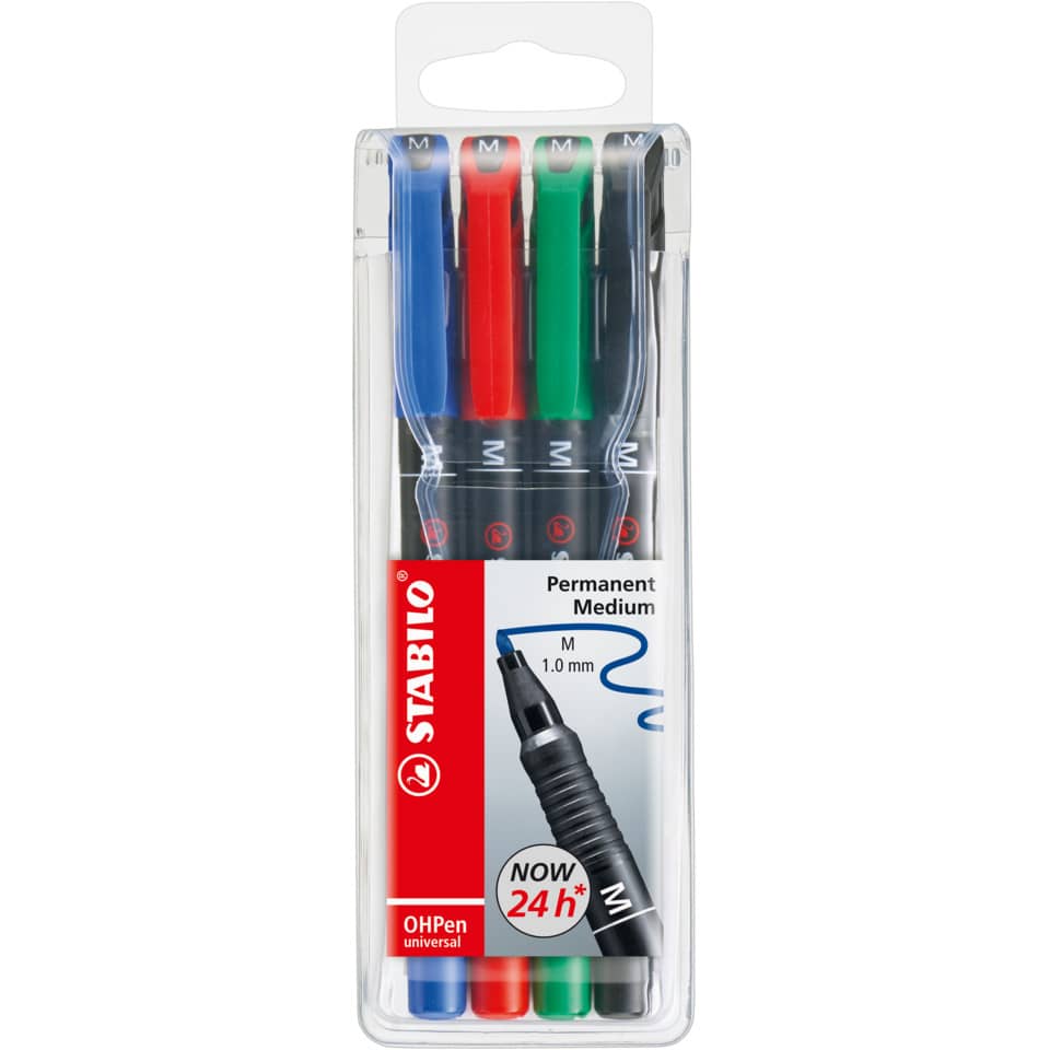 Permanentmarker, Permanent-Marker, Medium, Multicolor, Stift-Set