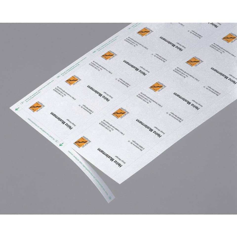 Etiketten, Aufkleber, Transferpapier, Blatt, Orange Warnsymbol
