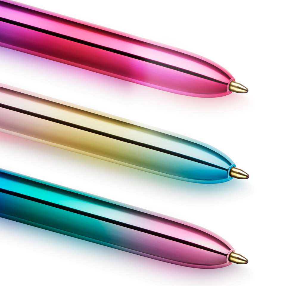 Kugelpen, Metallic, Mehrfarbig, Kugelstift, Schreibgerät