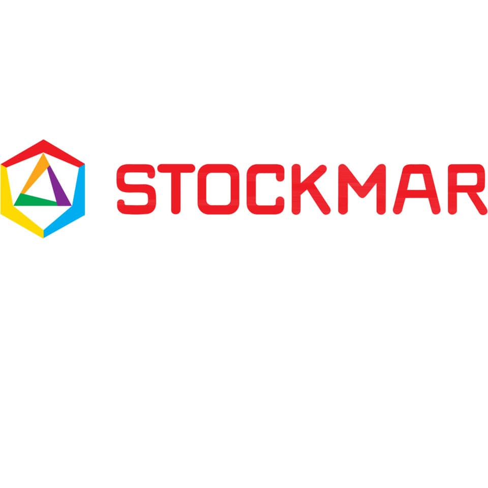 logo, stockmark, multicolor, marke, text