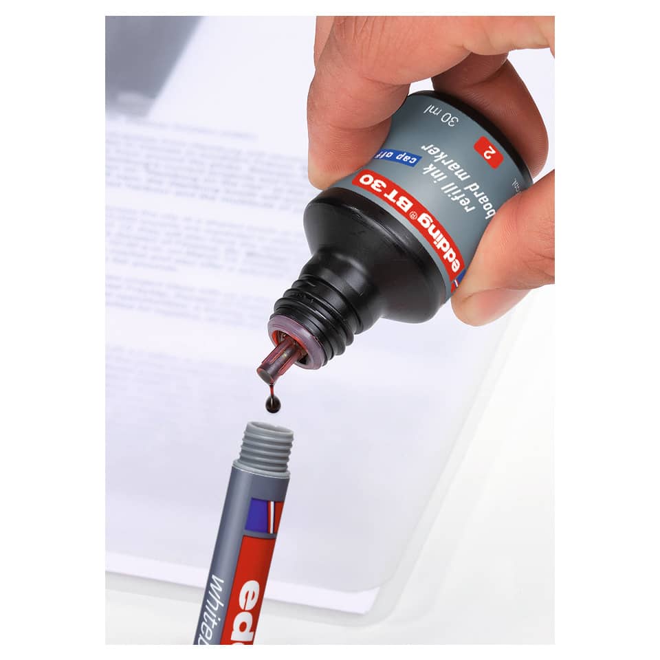 Tinta, Marker, Filzstift, Rohrspitze, rot