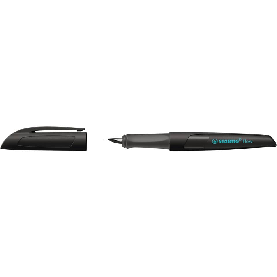 Tintenfüller, Farbfüller, Fountain-Pen, Schwarz, Stabilo Flow