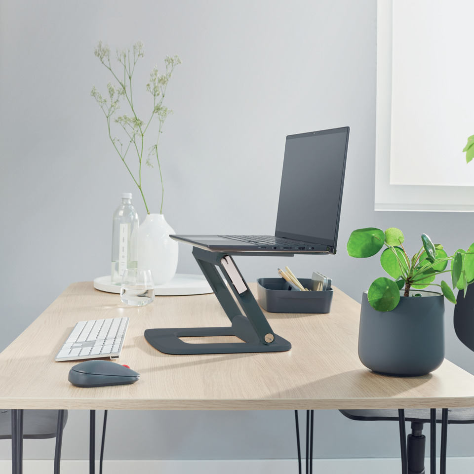 Laptopständer, Verstellbarer Ständer, Schreibtisch-Setup, Ergonomisch, Holztisch