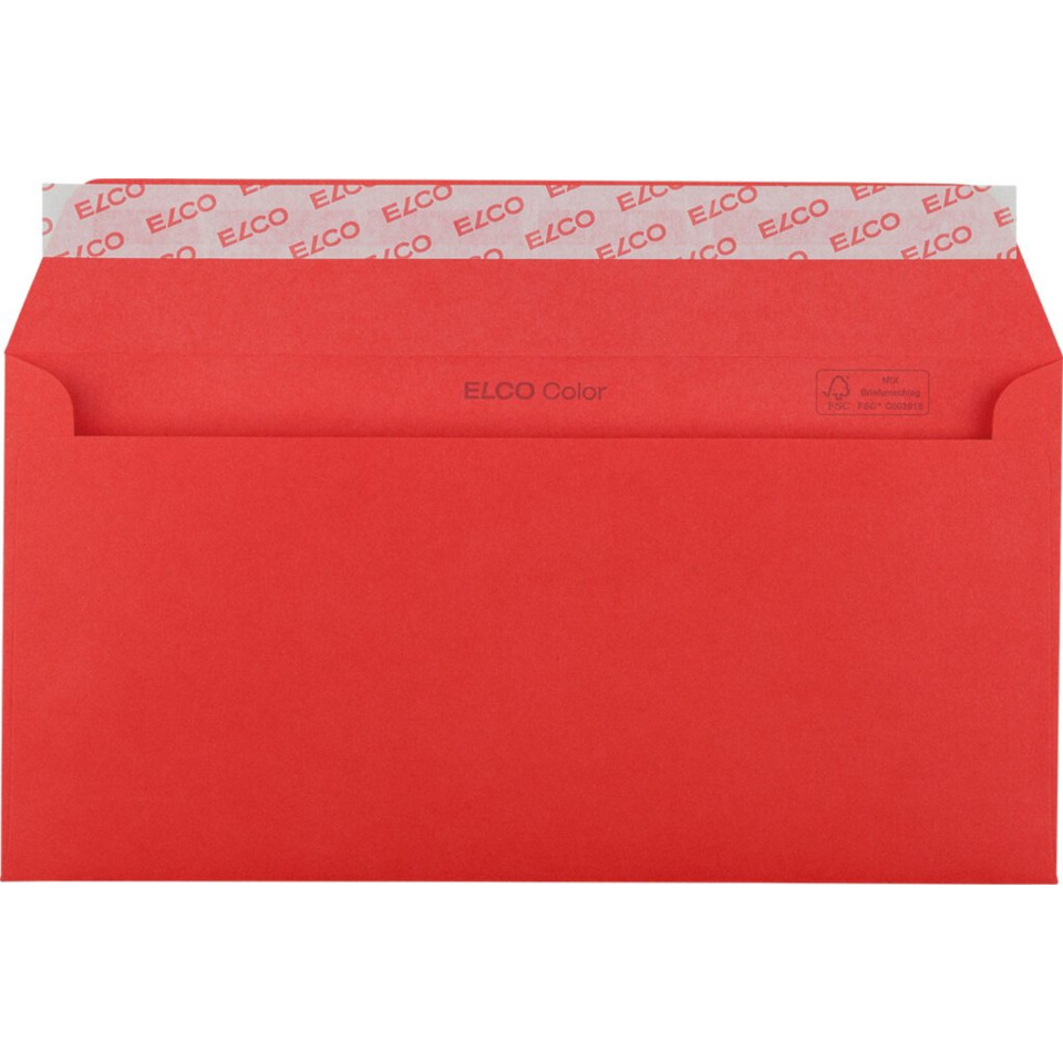 übertragung, briefumschlag, rot, papierumschlag, ELCO Color