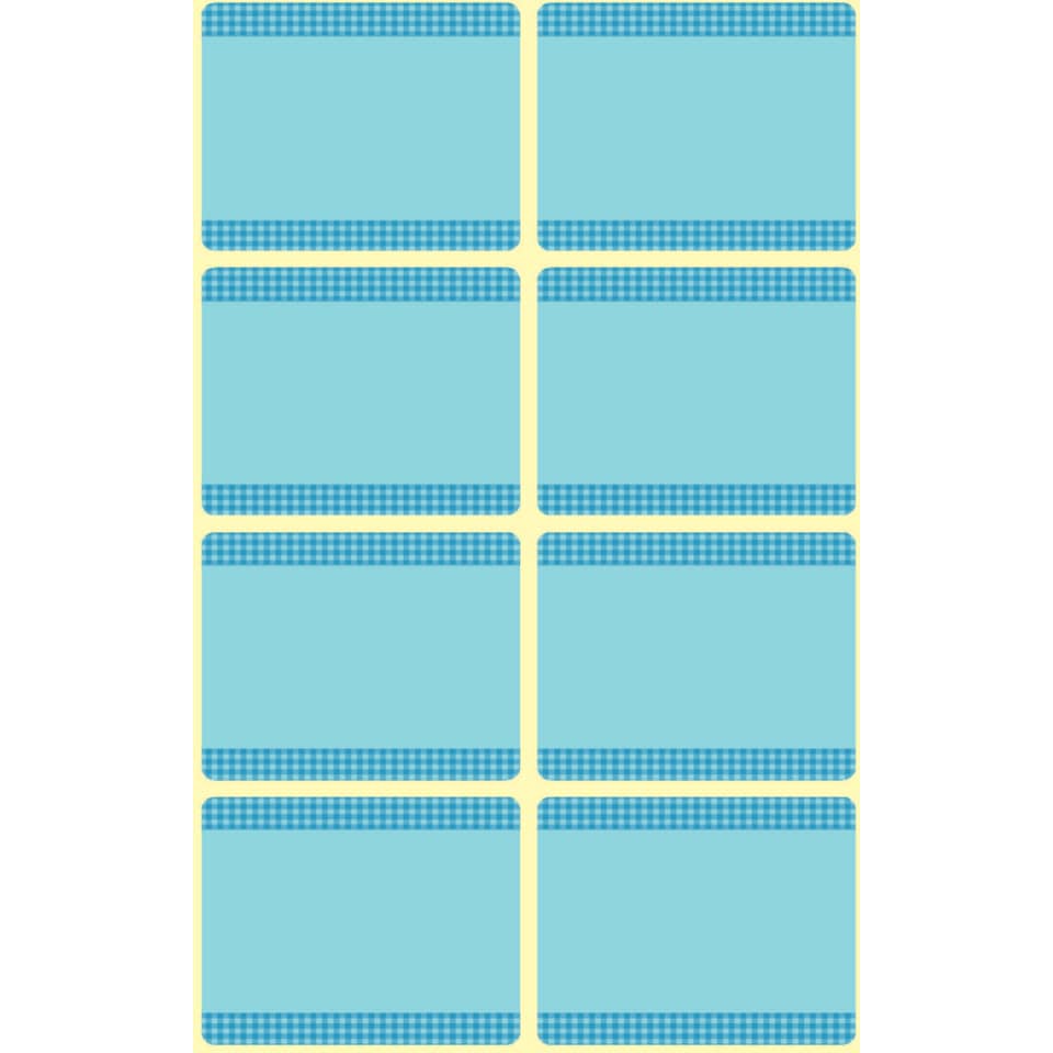 sticky notes, note pad, grid border, blue cards, grid pattern