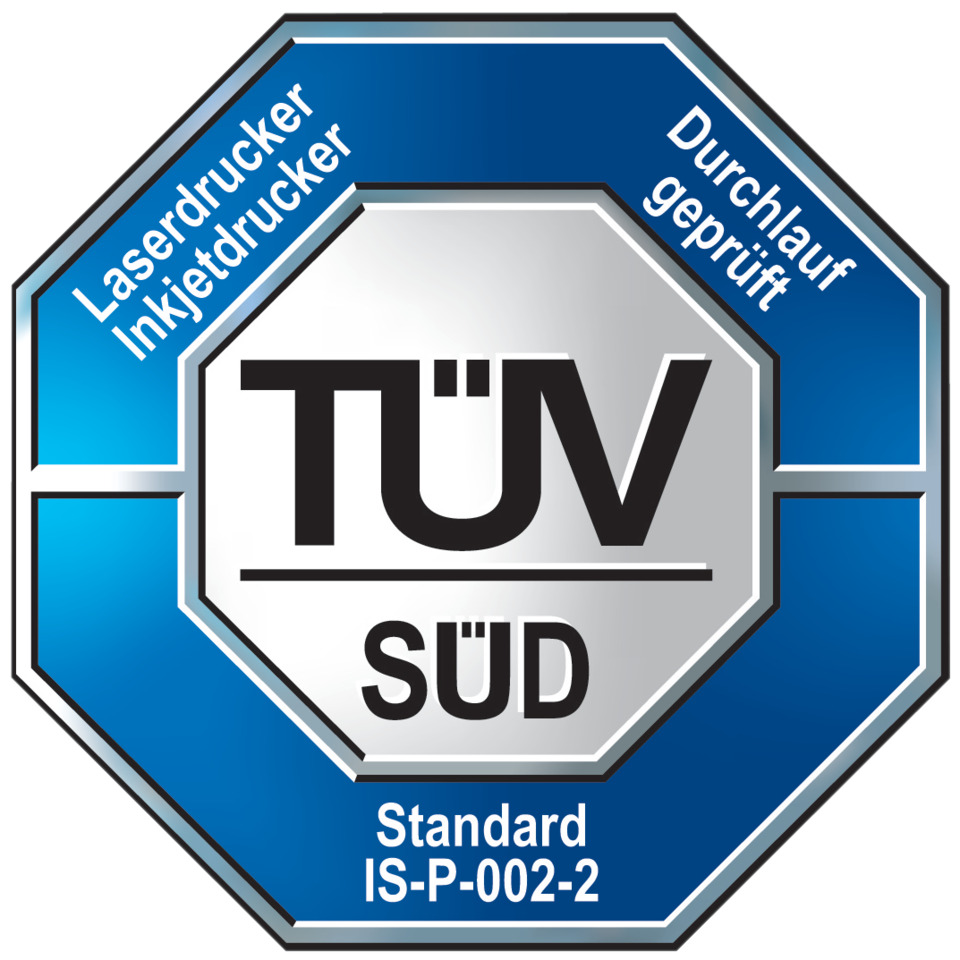 TUV-Siegel, Qualitätszeichen, Standard IS-P-002-2, Zertifikat, Prüfzeichen