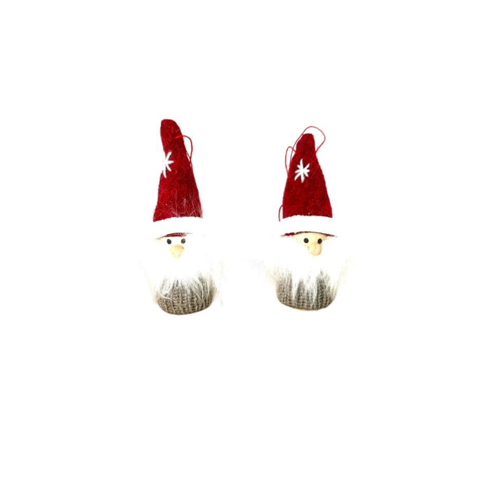 Weihnachtsdeko, Kopfgummi, Weihnachtsmann, Santa, Hut
