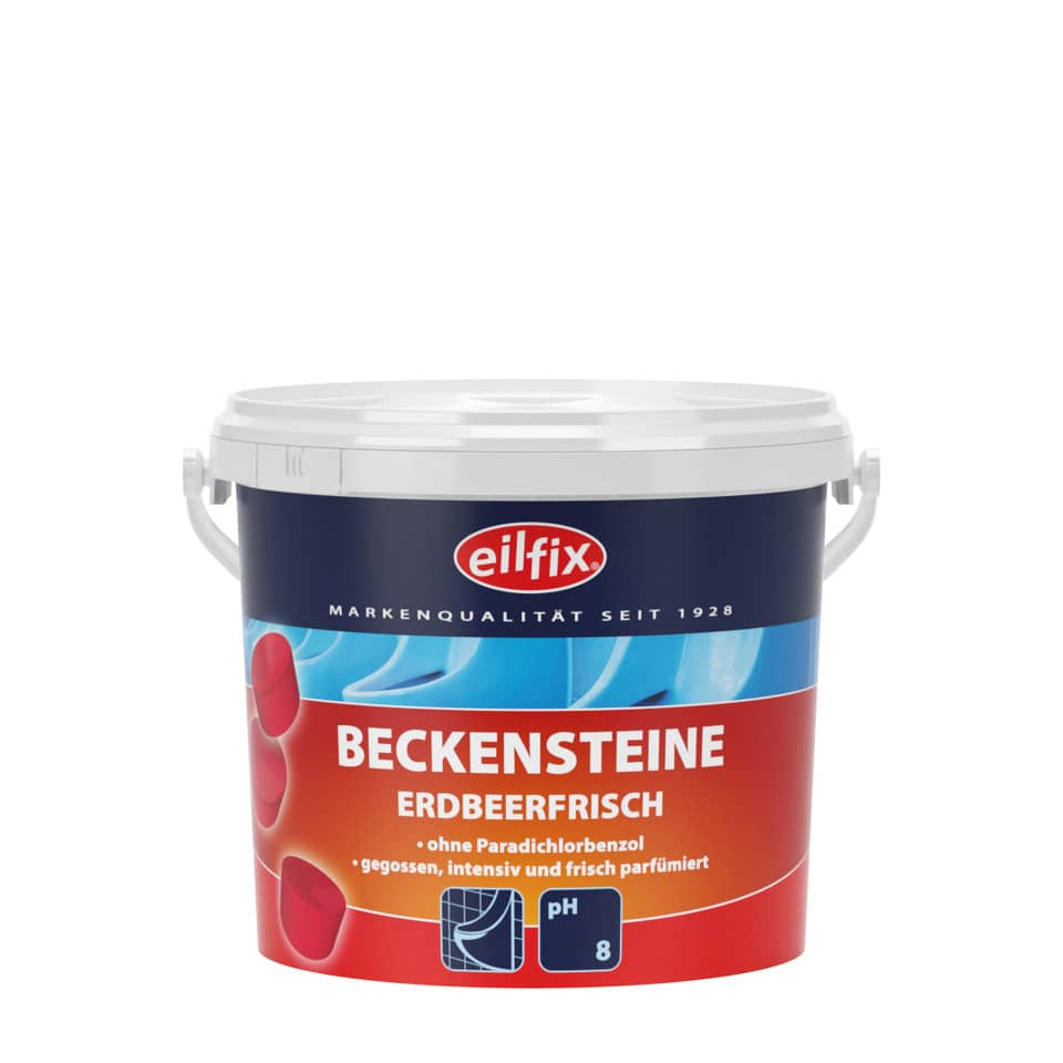 Beckensteine, Erdbeerfrisch, Aquarienpflege, pH 8, Paradhlorbenzolfrei