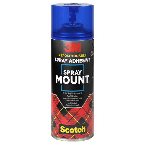 Sprühkleber Spray Mount™, wiederablösbar, transparenter Auftrag, 400 ml 3M 051847