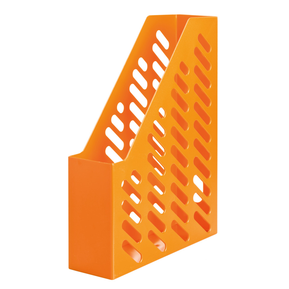 Ordnungsordner, Stifthalter, Blechkorb, orange, Gitterstruktur