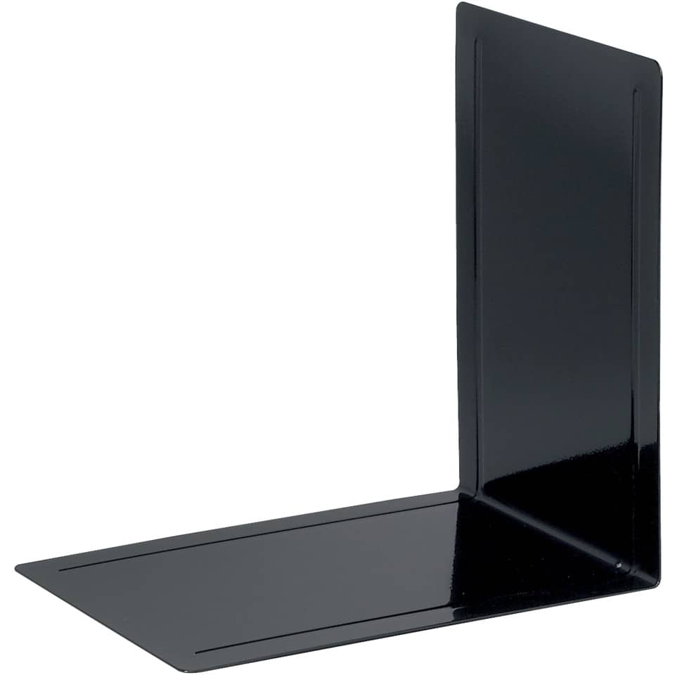 Buchstütze Registraturstützen, metall, 168 x 240 x 240 mm, schwarz, 2 Stück MAUL 35450 90