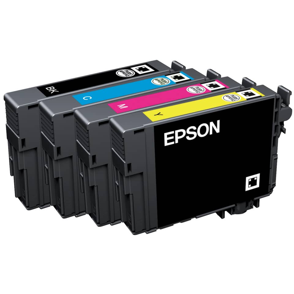 Tintenpatronen, Tintenbehälter, Epson Patronen, Farbstreifen, Kassette