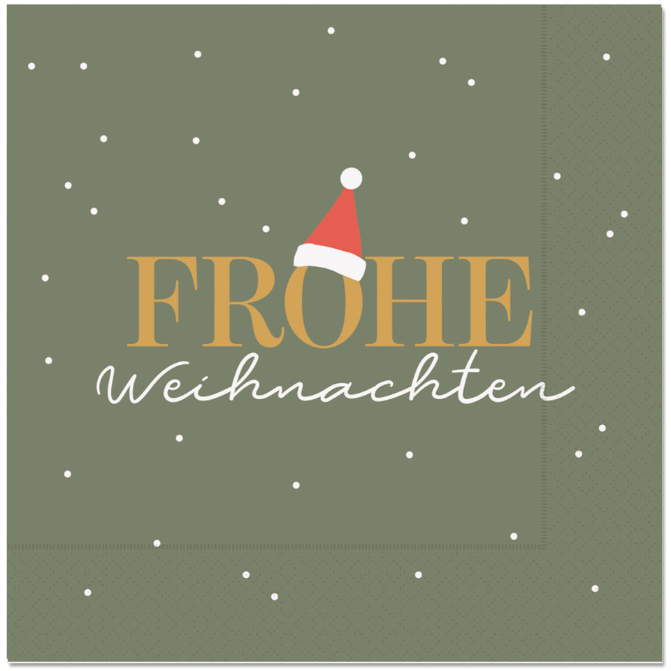 weihnachtskarte, Frohe Weihnachten, Santa hat, grüne karte, weihnachten